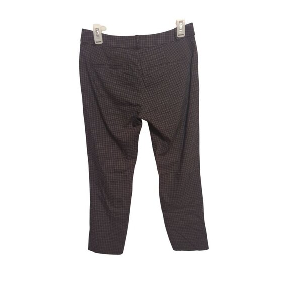 Banana Republic Women’s Sloan Crop Checkered Windowpane Pants Size 4 - Picture 7 of 16